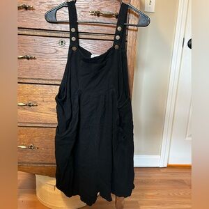 Maacie Maternity Black Romper with Pockets – Size XL – Good Condition